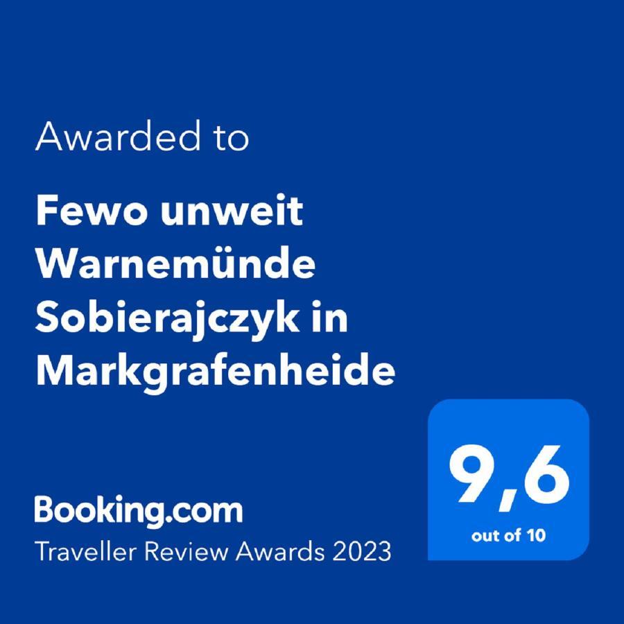Fewo Unweit Warnemuende Sobierajczyk In Markgrafenheide Rostock Exteriör bild